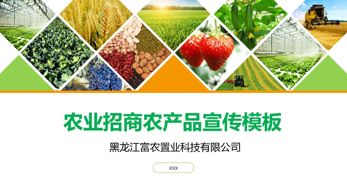 綠色田野，財(cái)富未來 現(xiàn)代農(nóng)業(yè)招商與農(nóng)產(chǎn)品品牌宣傳方案